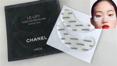 chanel le lift flash eye revitalizer review|Chanel le lift eye patch.